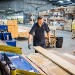 Scaffold board manufacturing process